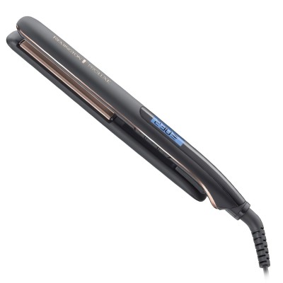 Випрямляч Remington ProLuxe Midnight Edition, 52Вт, темп.режимів-10, 150-230С, дисплей, кераміка, чорний (S9100B)