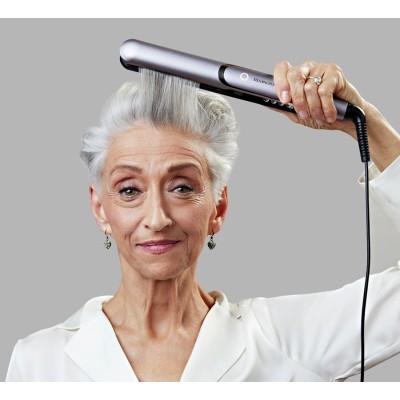 Випрямляч Remington ProLuxe You Adaptive, 52Вт, темп.режимів-9, 150-230С, дисплей, іонізація, кераміка, чорно-сірий (S9880)