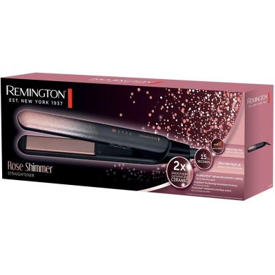 Випрямляч Remington Rose Shimmer, темп.режимів-5, 150-230С, кераміка, чорно-золотий (S5305)