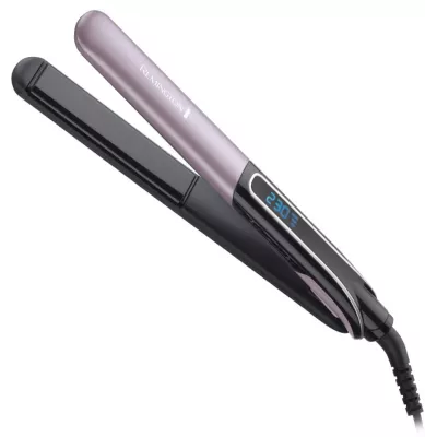 Випрямляч Remington Sleek&Curl Expert, 45Вт, темп.режимів-9, 150-230С, дисплей, кераміка, титан , бузково-чорний (S6700)