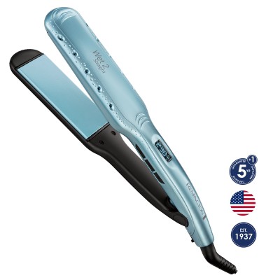 Випрямляч Remington Wet 2 Straight, 62Вт, темп.режимів-10, 140-230С, дисплей, кераміка, блакитний (S7350)