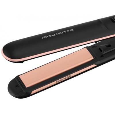 Випрямляч Rowenta Express Shine Papaya, >240Вт, темп.режимів-8, 140-210С, дисплей, кераміка, чорний (SF4620F0)