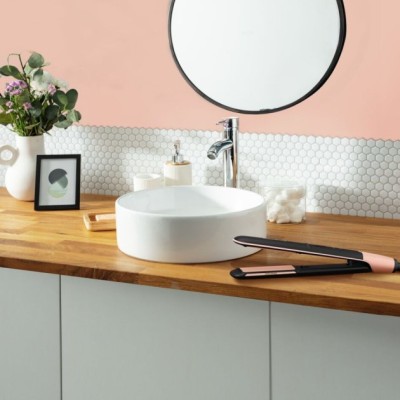 Випрямляч Rowenta Express Shine Papaya, >240Вт, темп.режимів-8, 140-210С, дисплей, кераміка, чорний (SF4620F0)