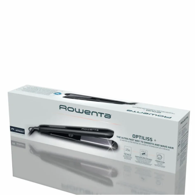 Випрямляч Rowenta Optiliss +, >240Вт, темп.режимів-10, 140-230С, кераміка, турмалін, чорний (SF3320F0)