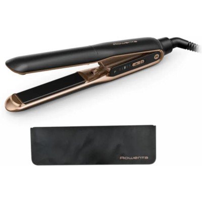 Випрямляч Rowenta Thermocare Ultimate Experience, темп.режимів-5, 150-210С, дисплей, кераміка, чорно-золотий (SF8120F0)