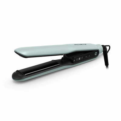 Випрямляч Rowenta Thermoglide, темп.режимів-5, 150-230С, іонізація, титан, світло-зелений (SF5120E0)