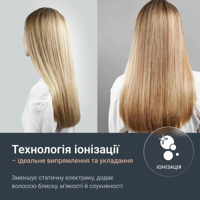 Випрямляч Rowenta Thermoglide, темп.режимів-5, 150-230С, іонізація, титан, світло-зелений (SF5120E0)