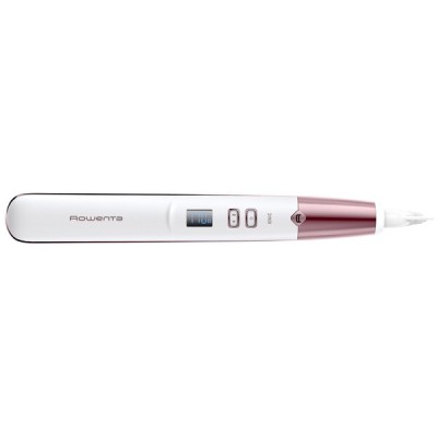 Випрямляч Rowenta Volumizer, >240Вт, темп.режимів-8, 140-210С, дисплей, іонізація, кераміка, біло-рожевий (SF4655F0)