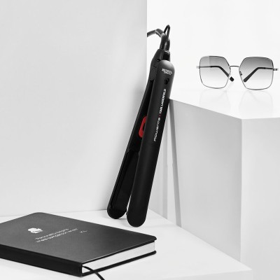 Випрямляч Rowenta x Karl Lagerfeld Easyliss, >240Вт, >200С, кераміка, турмалін , чорний (SF161LF0)