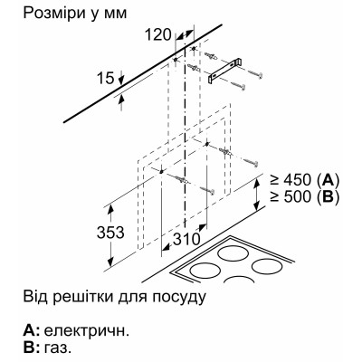 Витяжка Bosch купольна, 60см, 649м.куб/год, білий (DWF65AJ20T)