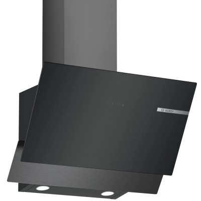 Витяжка Bosch похила, 60см, 616 м.куб/год, чорний (DWK65AD30R)