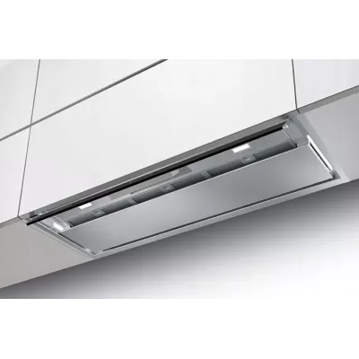 Витяжка Faber вбудована, 90см, 1119м.куб/год, In-Nova Touch Bk/X A90, нерж+чорний