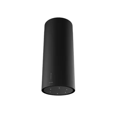 Витяжка Faber купольна, 37см, 1136м.куб/год, Cylindra Plus Bk Matt A37, чорний матовий