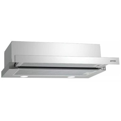 Витяжка Gorenje вбудовувана, 50см, 322м.куб/год, нерж (BHP523E10X)