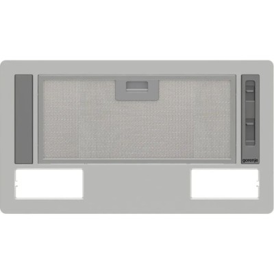 Витяжка Gorenje вбудовувана, 54см, 370м.куб/год, сірий (BHI611ES)