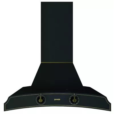 Витяжка Gorenje купольна, 60см, 621м3ч, чорний (DK63MCLB)
