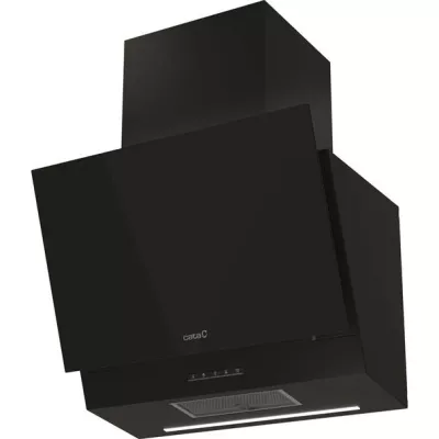 Витяжка похила Cata, 60см, 1350м.куб/год, Thalassa 600 xgbk, чорний