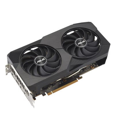 Відеокарта ASUS Radeon RX 7600 8GB GDDR6 DUAL OC EVO DUAL-RX7600-O8G-EVO (90YV0LD0-M0NA00)