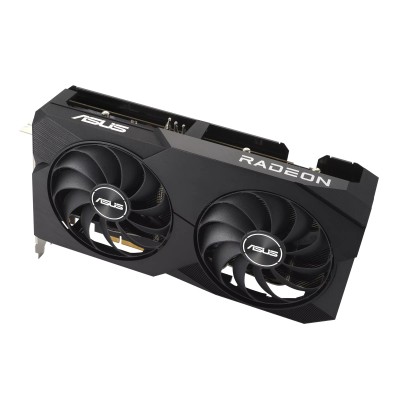 Відеокарта ASUS Radeon RX 7600 8GB GDDR6 DUAL OC EVO DUAL-RX7600-O8G-EVO (90YV0LD0-M0NA00)