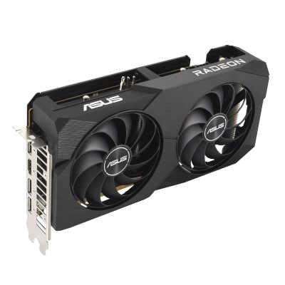 Відеокарта ASUS Radeon RX 7600 8GB GDDR6 DUAL OC EVO DUAL-RX7600-O8G-EVO (90YV0LD0-M0NA00)