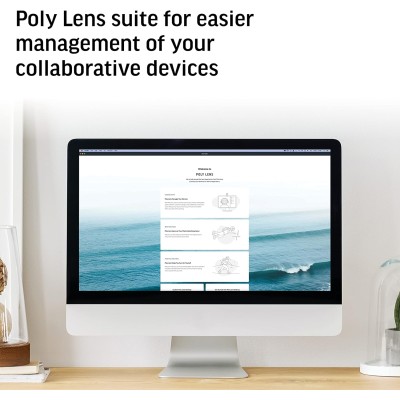 Відеотермінал Poly Studio X70, 4K, Poly Video OS, сертифікати Microsoft Teams, Zoom, сірий (83Z51AA)