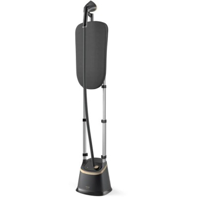 Відпарювач Philips вертикальний 3000 Series, 2000Вт, 2000мл, постійна пара - 40гр, стійка,вішалка, керам. підошва, чорний (STE31