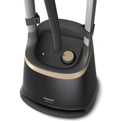Відпарювач Philips вертикальний 3000 Series, 2000Вт, 2000мл, постійна пара - 40гр, стійка,вішалка, керам. підошва, чорний (STE31