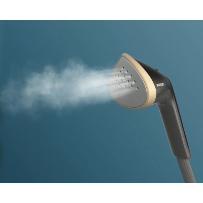 Відпарювач Philips вертикальний 3000 Series, 2000Вт, 2000мл, постійна пара - 40гр, стійка,вішалка, керам. підошва, чорний (STE31