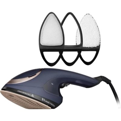 Відпарювач Russell Hobbs Steam Genie 2-в-1, 1700Вт, 150мл, паровий удар -20гр, постійна пара - 20гр, керам. підошва, синій (2837 Відпарювач Russell Hobbs Steam Genie 2-в-1, 1700Вт, 150мл, паровий удар -20гр, постійна пара - 20гр, керам. підошва, синій (2837