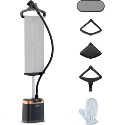 Відпарювач Tefal вертикальний Pro Style Care, 2000Вт, 1300мл, постійна пара - 42гр, чорно-золотий (IT8480E1)