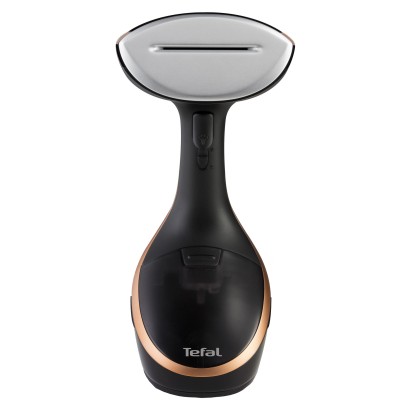Відпарювач Tefal компактний Access Steam Care, 1600Вт, 200мл, постійна пара - 30гр, керам. підошва, чорно-мідний (DT9100E0)