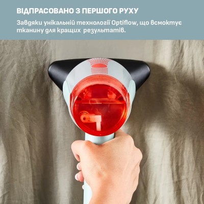Відпарювач Tefal компактний AeroSteam, 1400Вт, 100мл, постійна пара - 20гр, світло-зелений (DT9814F0)
