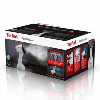 Відпарювач Tefal компактний AeroSteam, 1400Вт, 100мл, постійна пара - 20гр, світло-зелений (DT9814F0)