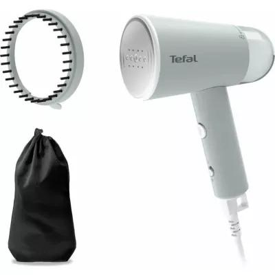 Відпарювач Tefal компактний Origin Travel, 1200Вт, 70мл, постійна пара - 20гр, металева підошв., білий (DT1034E1)