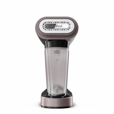 Відпарювач Tefal компактний Pure Force 3в1, 1800Вт, 180мл, постійна пара - 35гр, керам. підошва, чорно-рожевий (DT8765E0)