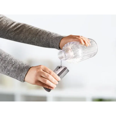 Відпарювач Tefal компактний Pure Force 3в1, 1800Вт, 180мл, постійна пара - 35гр, керам. підошва, чорно-рожевий (DT8765E0)