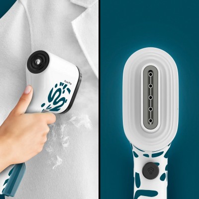 Відпарювач Tefal компактний Pure Pop Home & Travel, 1300Вт, 70мл, постійна пара - 20гр, біло-синій (DT2040E1)