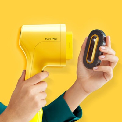 Відпарювач Tefal компактний Pure Pop, 1300Вт, 70мл, постійна пара - 20гр, жовтий (DT2026E1)