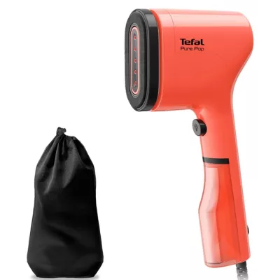 Відпарювач Tefal компактний Pure Pop, 1300Вт, 70мл, постійна пара - 20гр, червоний (DT2022E1)