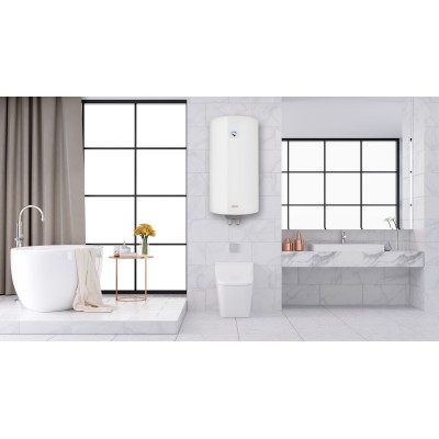 Водонагрівач електр. ARDESTO NEU NTS 100 V 1.5K EU2 круглий, 100л, 1,5кВт, мех. кер-ння, C, Італія, білий