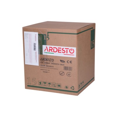 Водонагрівач електр. ARDESTO компакт, 15л, 1,2кВт, монтаж під мийкою, мех. кер-ння, B, Італія, біло-сірий (3100842)