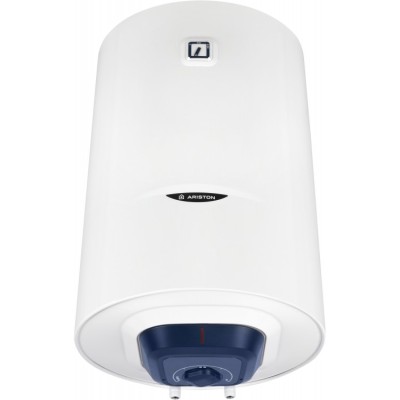 Водонагрівач електр. Ariston круглий BLU1 R PL DRY, 80л, 1,5кВт, сухий тен, мех. кер-ння, C, Італія, білий