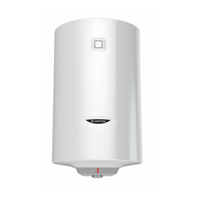 Водонагрівач електр. Ariston круглий PRO1 R 100 V 1.5 К PL DRY, 100л, 1,5кВт, сухий тен, мех. кер-ння, C, Італія, білий