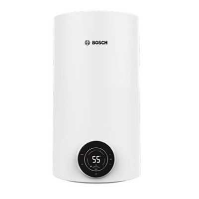 Водонагрівач електр. BOSCH круглий Tronic 4000T, 50л, 1,5кВт, сухий тен, вертикальний монтаж, електр. кер-ння, B, білий (7736507