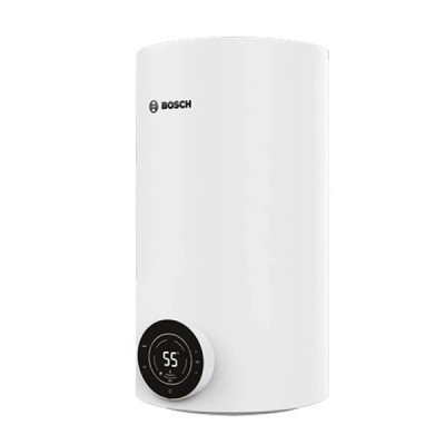 Водонагрівач електр. BOSCH круглий слім Tronic 4000T, 30л, 1,5кВт, сухий тен, вертикальний монтаж, електр. кер-ння, A, білий (77 Водонагрівач електр. BOSCH круглий слім Tronic 4000T, 30л, 1,5кВт, сухий тен, вертикальний монтаж, електр. кер-ння, A, білий (77