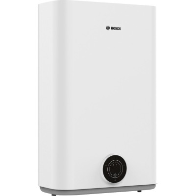 Водонагрівач електр. BOSCH плаский слім Tronic 3500, 100л, 1.5кВт, ун. монтаж, електр. кер-ння, B, білий (7736507294)