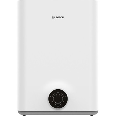 Водонагрівач електр. BOSCH плаский слім Tronic 3500, 80л, 1.5кВт, ун. монтаж, електр. кер-ння, B, білий (7736507293)