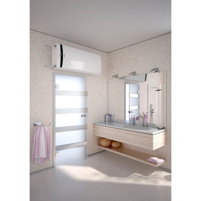 Водонагрівач електр. TESY Bellislimo Cloud плаский GCR 1002722 E31 ECW Wi-Fi, 100л, 2,2кВт, ун. монтаж, електр. кер-ння, B, біли