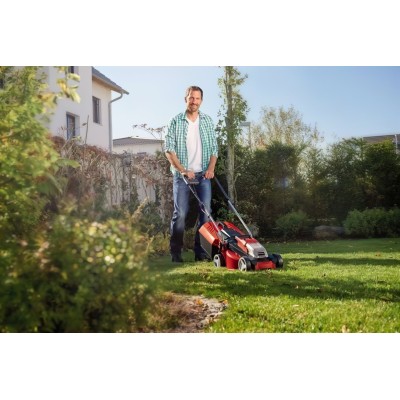 Газонокосарка акумуляторна Einhell PXC GE-CM 18/30 Li 18В 1x3А·год 30см 25л 30-70мм 13.7кг