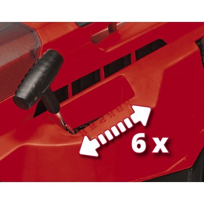 Газонокосарка акумуляторна Einhell PXC GE-CM 36/37 Li 36В(18+18) 37см 45л 25-75мм 14.3кг (без АКБ та ЗП)